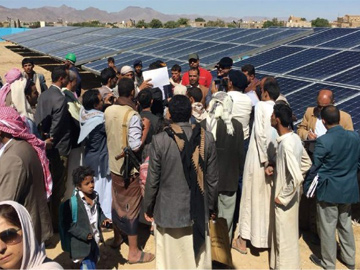 ระบบปั๊มพลังงานแสงอาทิตย์ 100kw ในเยเมน