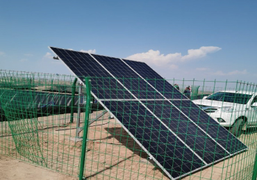 ระบบปั๊มพลังงานแสงอาทิตย์ 1.1kW ในมณฑลส่านซี

